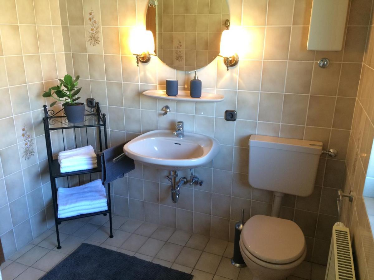 Ferienwohnung Am Ententeich Bad Marienberg Dış mekan fotoğraf