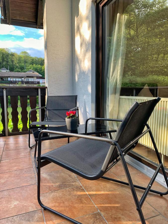 Ferienwohnung Am Ententeich Bad Marienberg Dış mekan fotoğraf