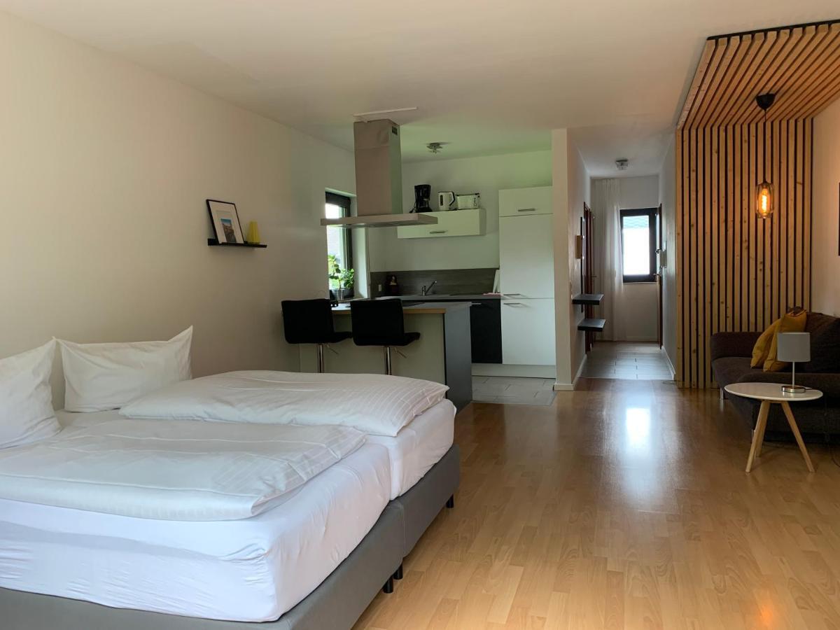 Ferienwohnung Am Ententeich Bad Marienberg Dış mekan fotoğraf